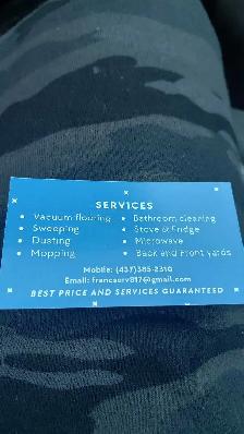 Home and airbnb cleaning services