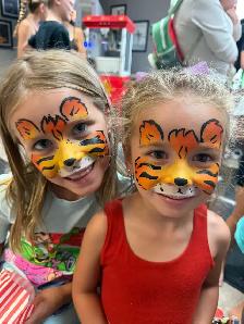 face painting, balloon twisting, bubble show and more