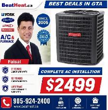 air conditioner SALE$ 15 SEER $2499, 14 SEER $2299, installed ! - Photo 3