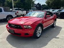 2010 Ford Mustang Conv Manual V6 Convertible LOW KM