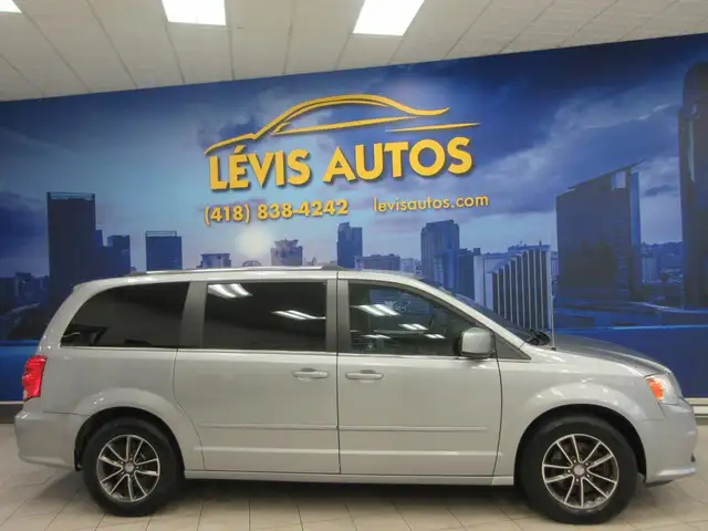 DODGE GRAND CARAVAN 2017 SXT PREMIUM PLUS STOW-N-GO CUIR/TISSU B