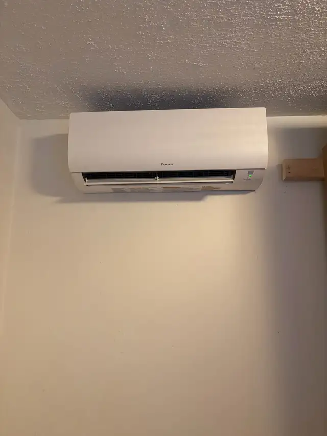 Ductless AC installation