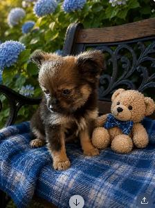 Outgoing and Playfule Pomchi Puppies - Photo 4