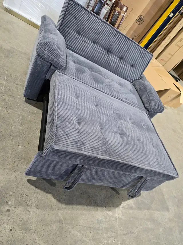 2 seater corduroy pull out sofa bed