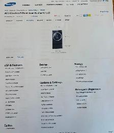 SAMSUNG Front Load Washer and Dryer - Photo 3