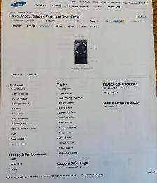 SAMSUNG Front Load Washer and Dryer - Photo 6