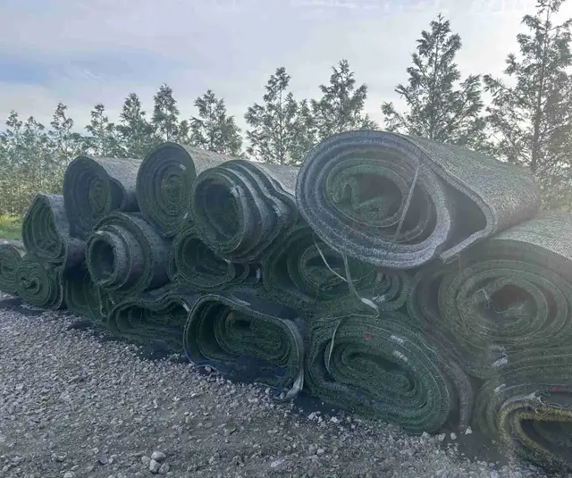Reclaimed Sport field turf