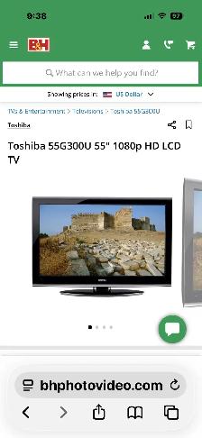 55" Toshiba led tv