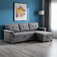 New Sectional Sofa Bed With USB Charging Port Big Sale - Photo 2