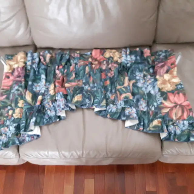 2 CANTONNIÈRES NEUVES DOUBLÉES 60'LARGEx12'à20'HAUT: $20.00