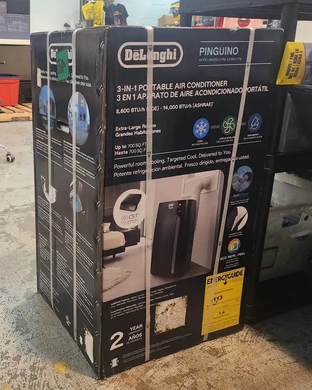 BRAND NEW DELONGHI PORTABLE AIR CONDITIONER