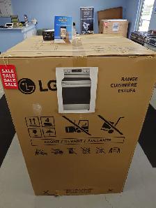 LG '30' Stainless Steel Freestanding Electric Range on Sale‼️