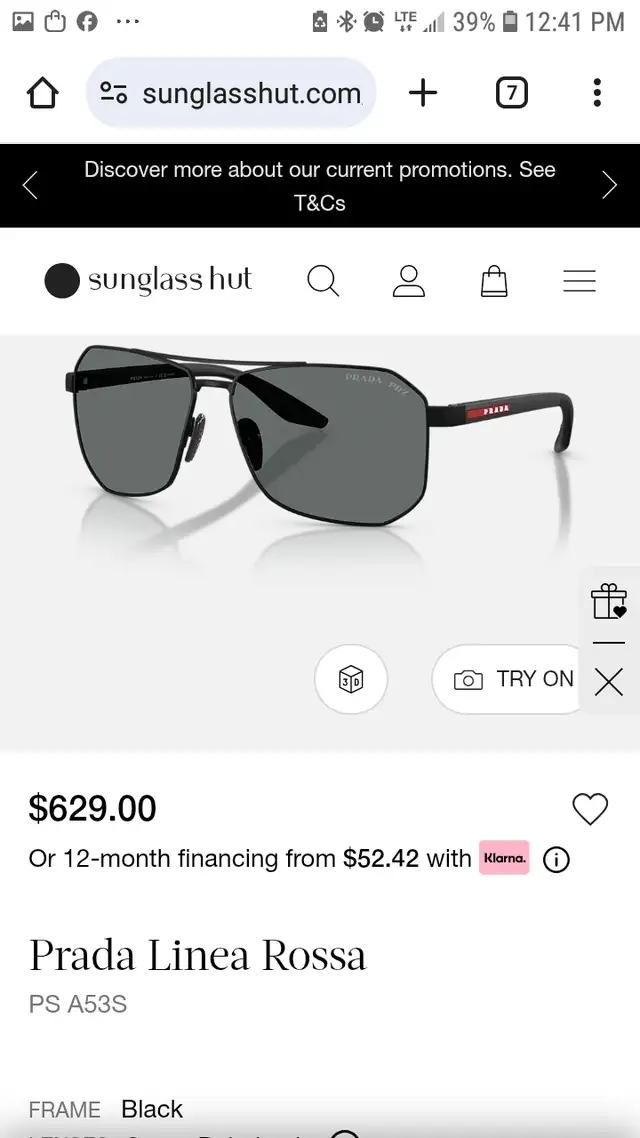 Prada designer sunglasses for sale