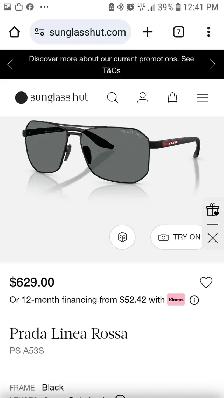 Prada designer sunglasses for sale