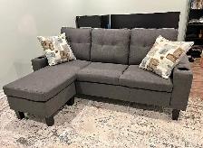 New L Shaped Relax 3 Seater Sofa With Free Delivery