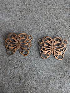 Pot stand, Brass, Butterfly style