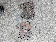Pot stand, Brass, Butterfly style - Photo 2