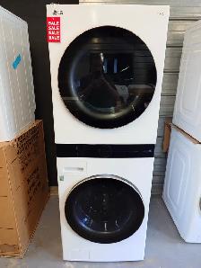 LG '27' White Front Load Laundry Center on Sale‼️