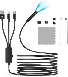 1920P HD Endoscope with 5.9ft Semi-Rigid, Endoscope Camera