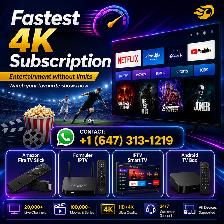 Fastest 4K subscription with Latest updates