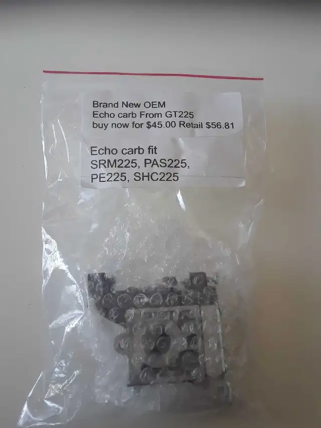 brand new echo carb $45.00
