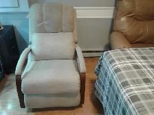 Fauteuil Lazyboy berçant et inclinable traité Tanguay meuble