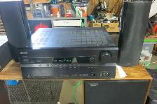 Onkyo TX SR 606 Receiver and speakers