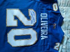 Autographed Brady Oliviera Bombers jersey. - Photo 2