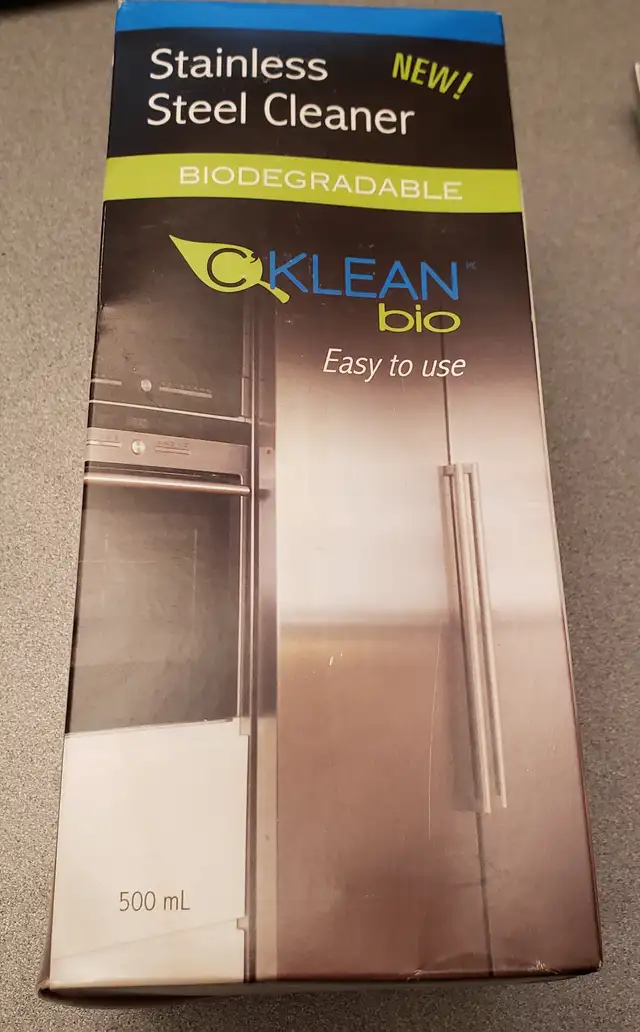 1 NETTOYANT D'ACIER INOXYDABLE C'KLEAN BIO NEUF NEW 35014