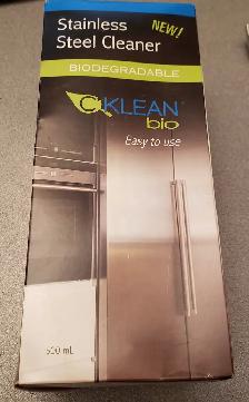 1 NETTOYANT D'ACIER INOXYDABLE C'KLEAN BIO NEUF NEW 35014