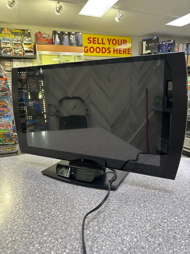 Sony PlayStation 3D display TV 1080P monitor with 3D glasses