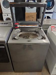 Whirlpool '27' Chrome Shadow Top Load Washer/Dryer Set on Sale‼️ - Photo 4