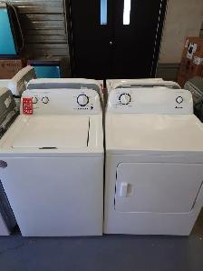 Amana '27' White Top Load Washer/Dryer Set on Sale‼️