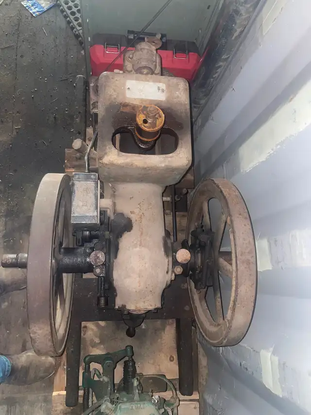 Antique stationary  hit and miss engines