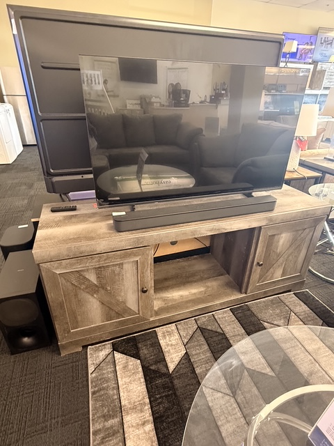 WYNNLOW GREY FIREPLACE / TV STAND
