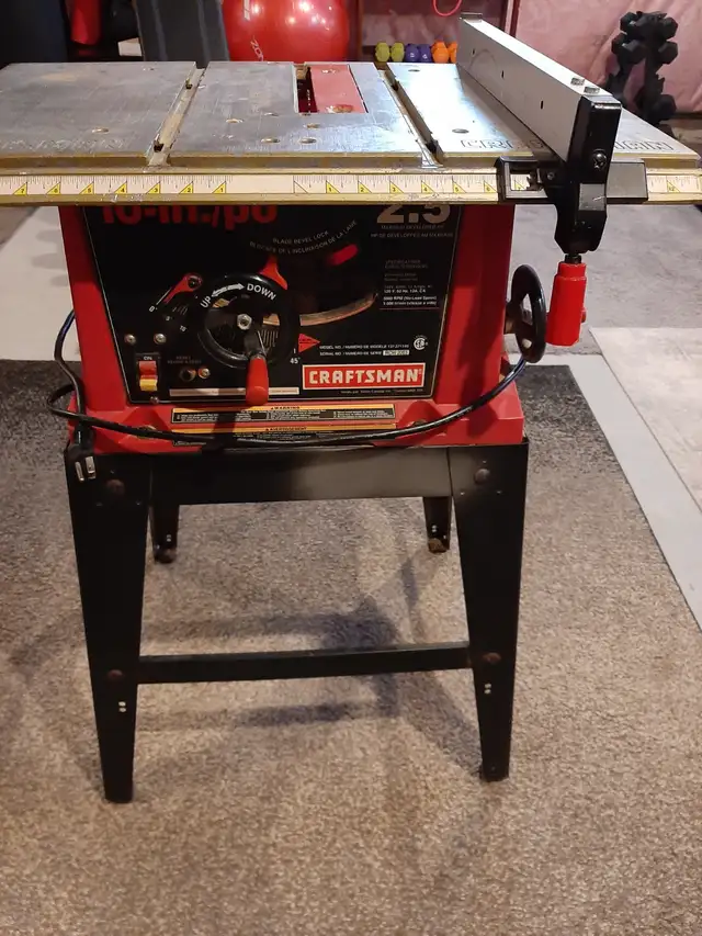 Craftsmans Table Saw