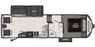 2018 Keystone Sprinter Campfire Edition 26FWRL Fifth Wheel RV