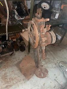 Antique blacksmith shop forge, welder, post drill - Photo 6