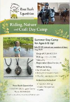 Rose Bush Equestrian horse, nature, and craft day camp. - Photo 2