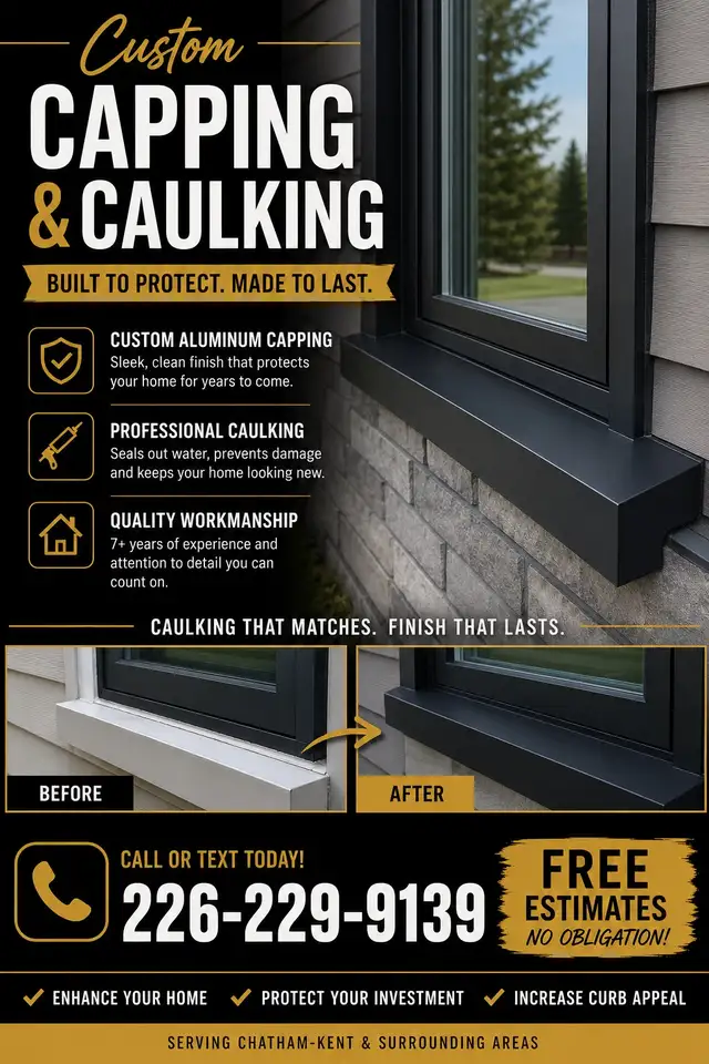 capping and caulking
