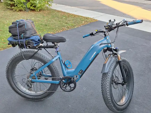 CycVerve Cycrown All Terrian Fat Tire ebike electric bike 26' 4'