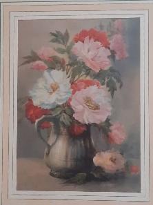 W.E. Powell - Peonies - Framed Print - Photo 2