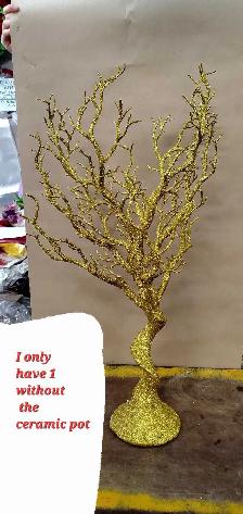 Wedding event decor Manzanillo Tree Gold - Photo 2
