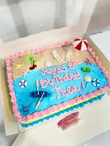 custom cakes  beach cake , pool cake - Photo 3
