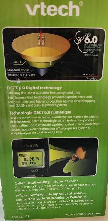 VTech Cordless Phone with Digital Answering System (CS6124-11) - Photo 3