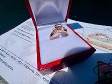 #863 - 10kt Rose Gold, Morganite & Diamond Ring Size 7 - Photo 2