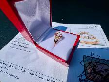 #863 - 10kt Rose Gold, Morganite & Diamond Ring Size 7 - Photo 6