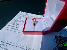 #863 - 10kt Rose Gold, Morganite & Diamond Ring Size 7 - Photo 8