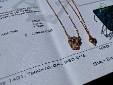 #851 - 14kt Rose Gold, EFFY Panther Diamond Pendant 16-18" - Photo 2