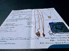 #851 - 14kt Rose Gold, EFFY Panther Diamond Pendant 16-18" - Photo 6